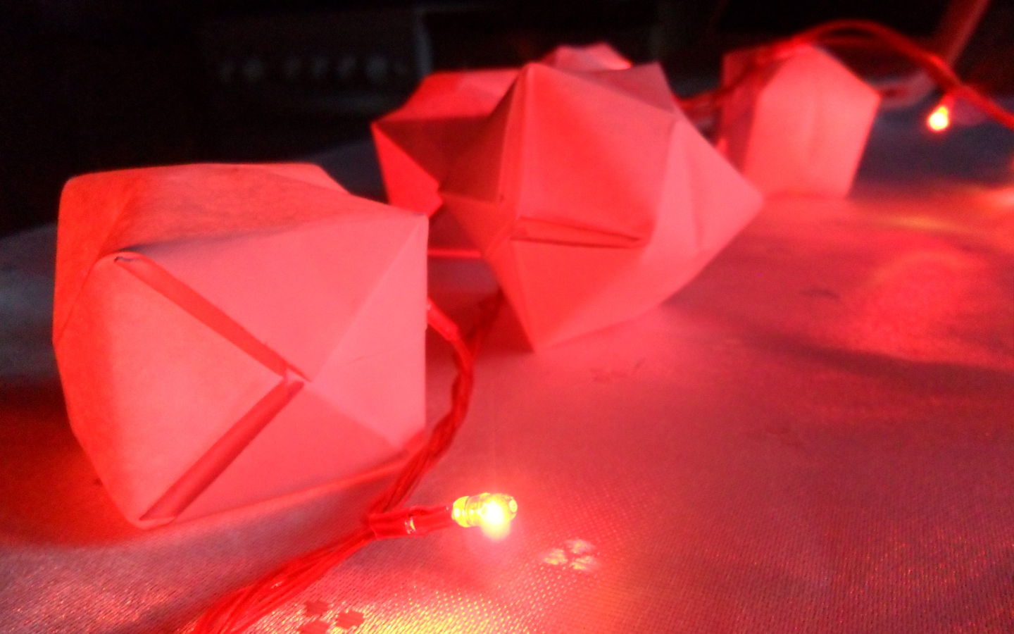 Оригами гирлянда