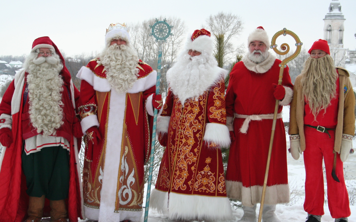 Деды морозы разных стран