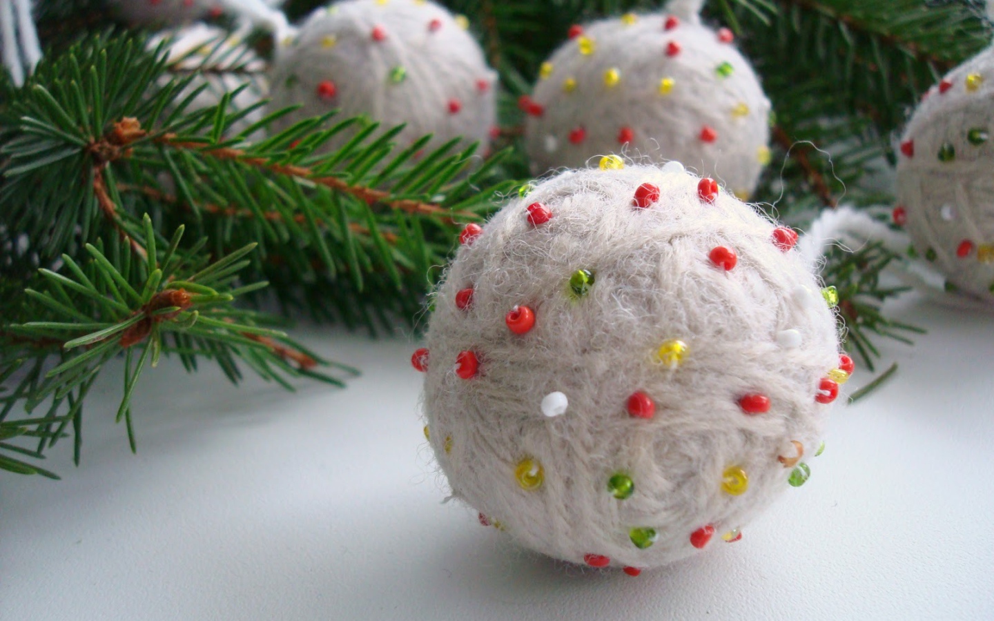 felted Christmas decorations