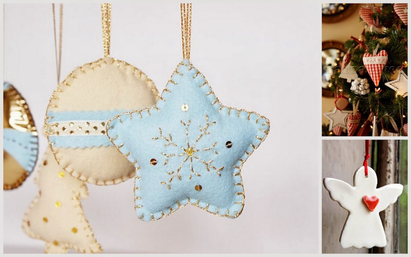 Cамодельные елочные игрушки