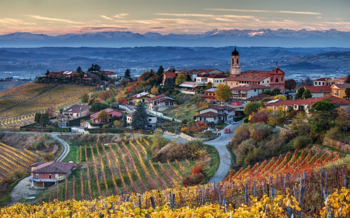 Возделанные поля Италии