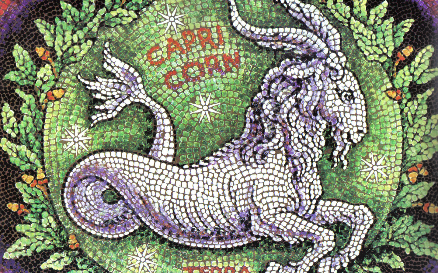 Козерог, мозаика