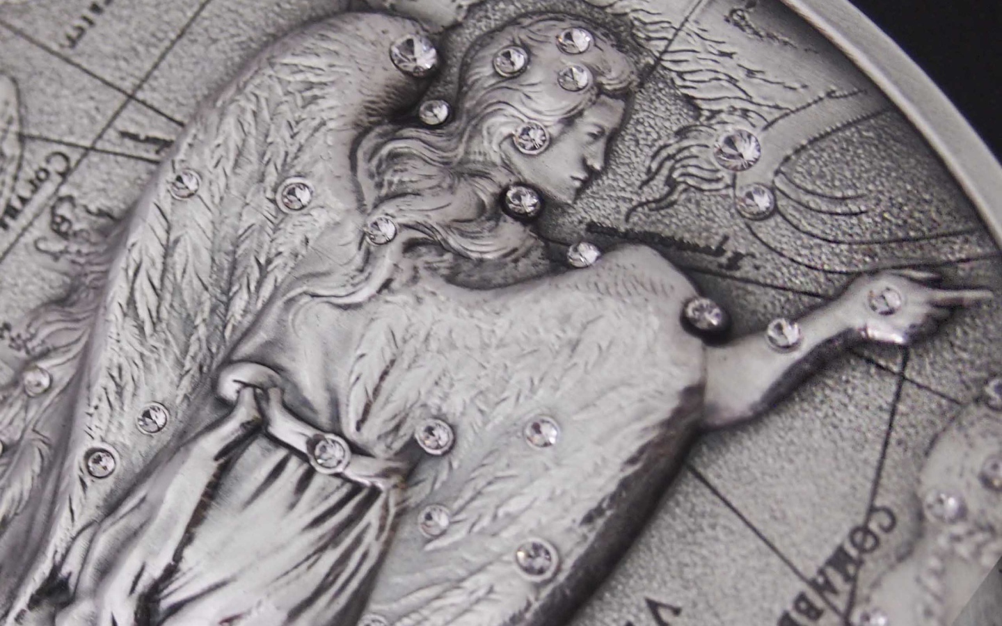 Дева на монете