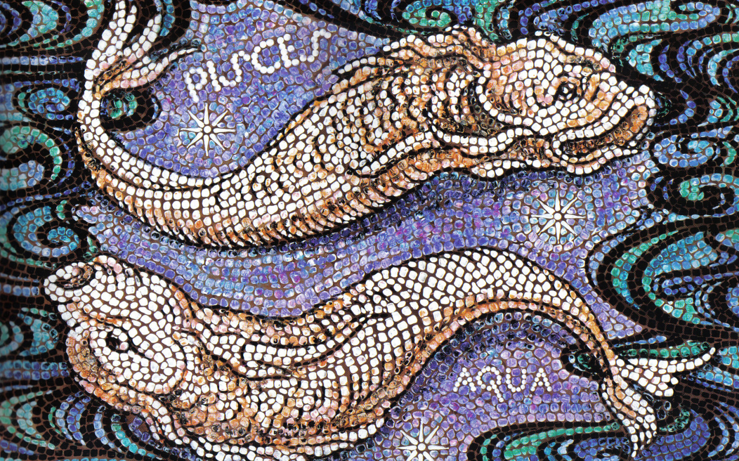 Рыбы, мозаика