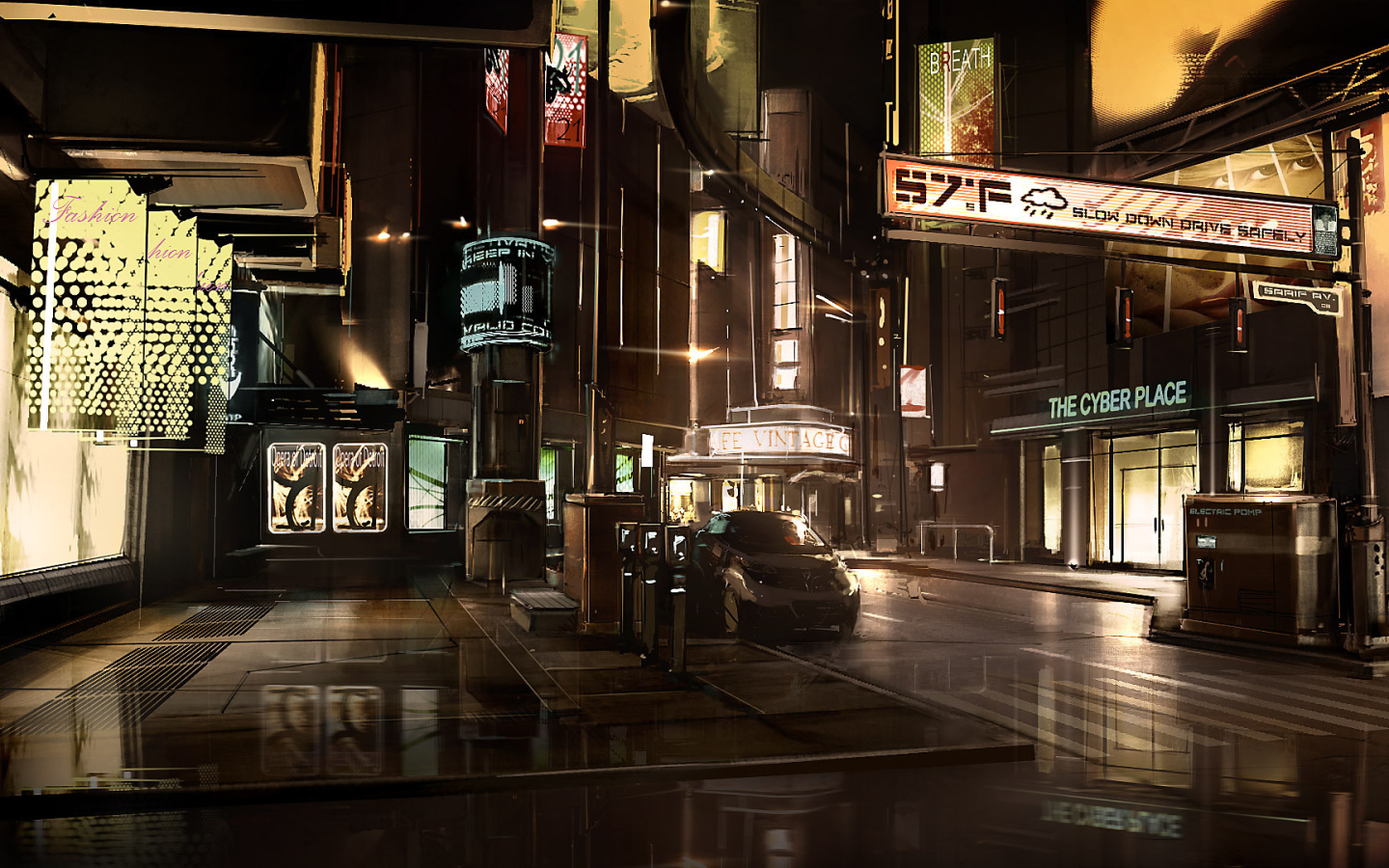 Deus Ex: Human Revolution: the street