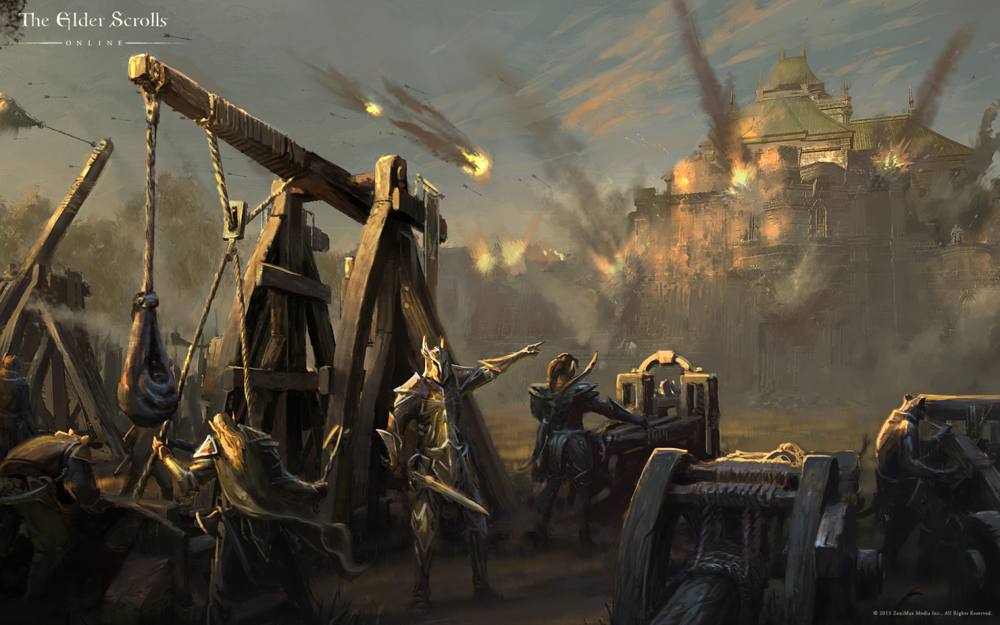 Elder Scrolls Online: нападение на замок