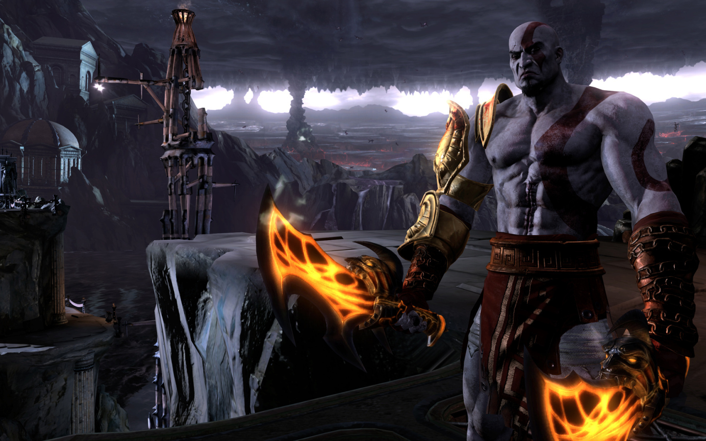 God of War: Ascension: ночью