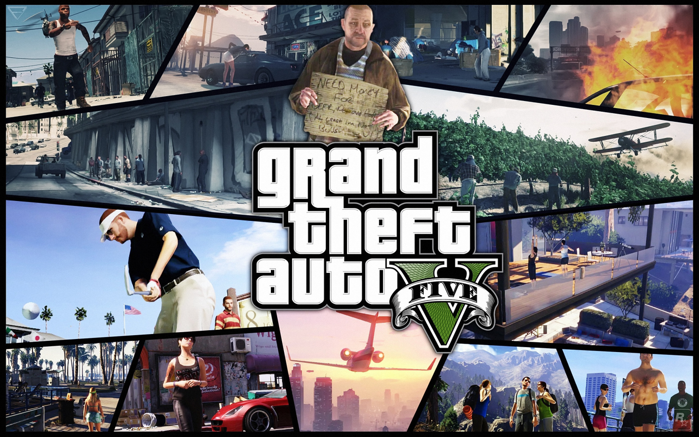 Grand Theft Auto V пейзаж