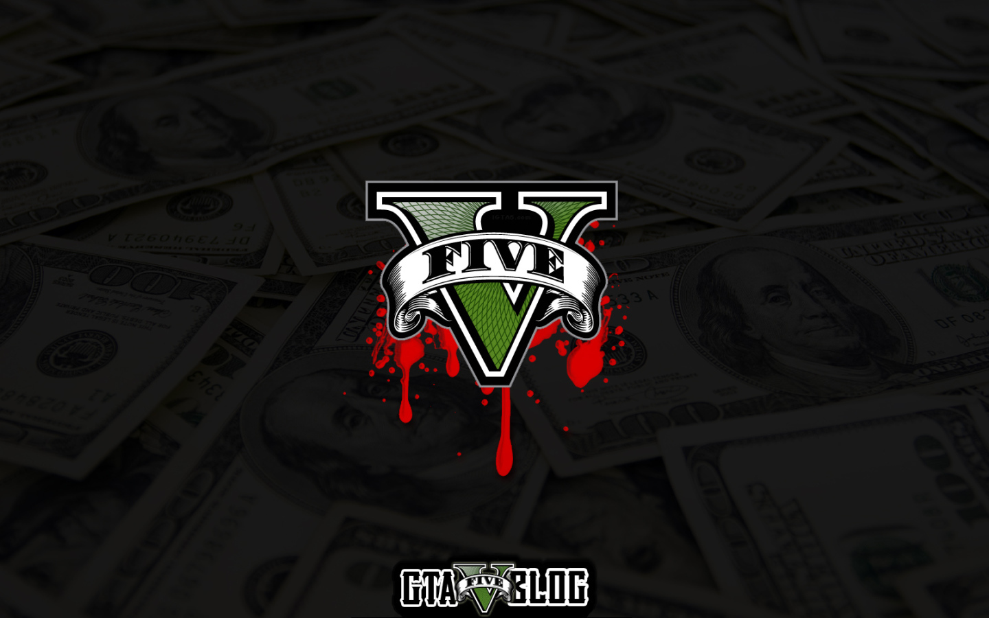 Grand Theft Auto V обои кровь