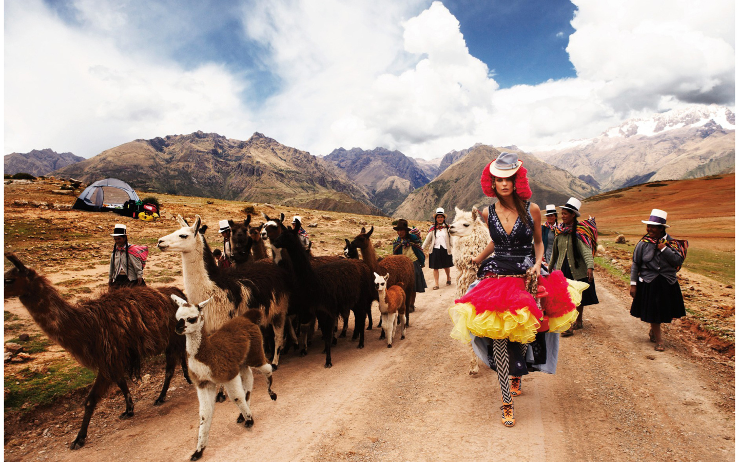 Фотография девушки в Боливии