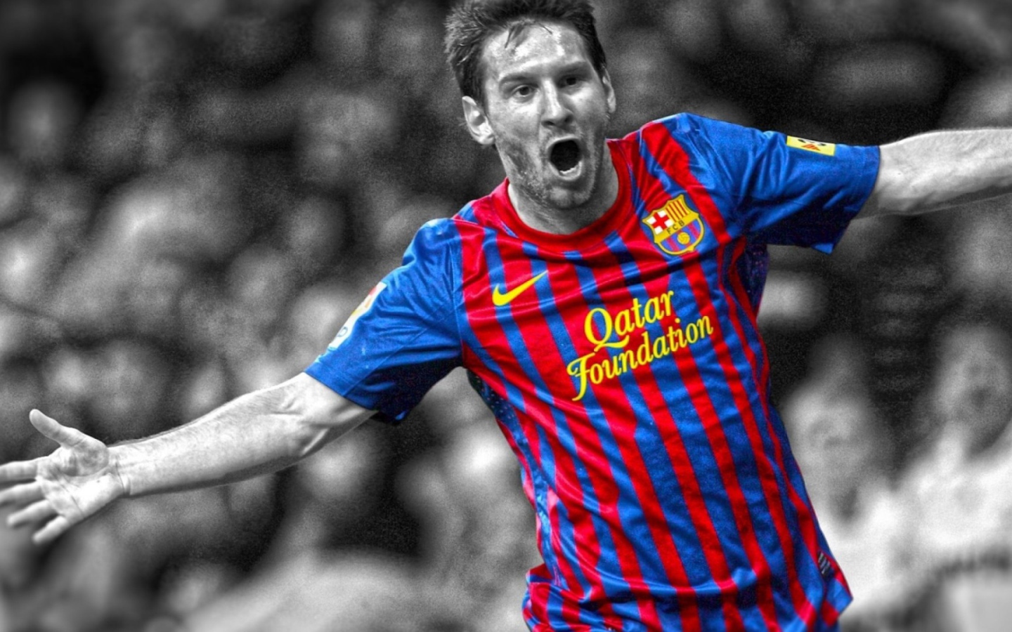 The best football player of Barcelona Lionel Messi