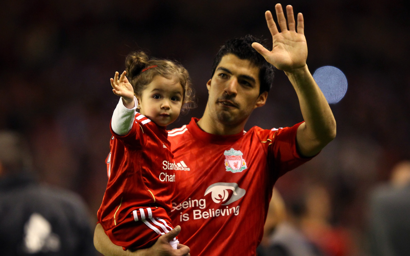 The best player of Liverpool Luis Suarez