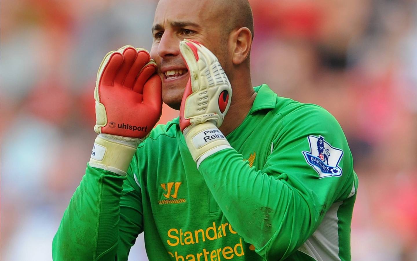 Футболист Наполи Пепе Рейна кричит