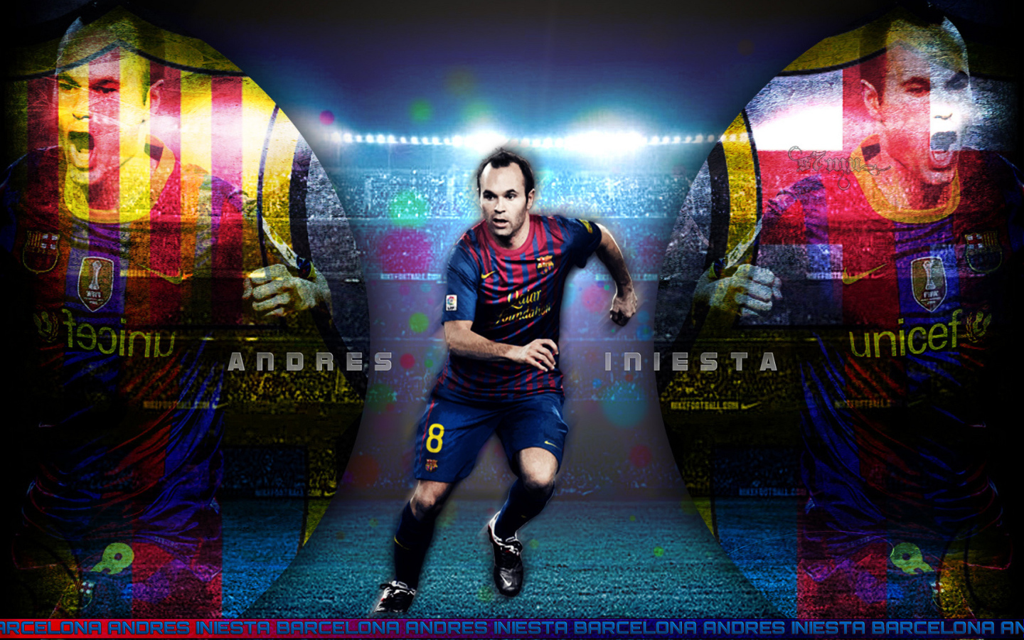 Полузащитник Барселоны Андрес Иньеста
