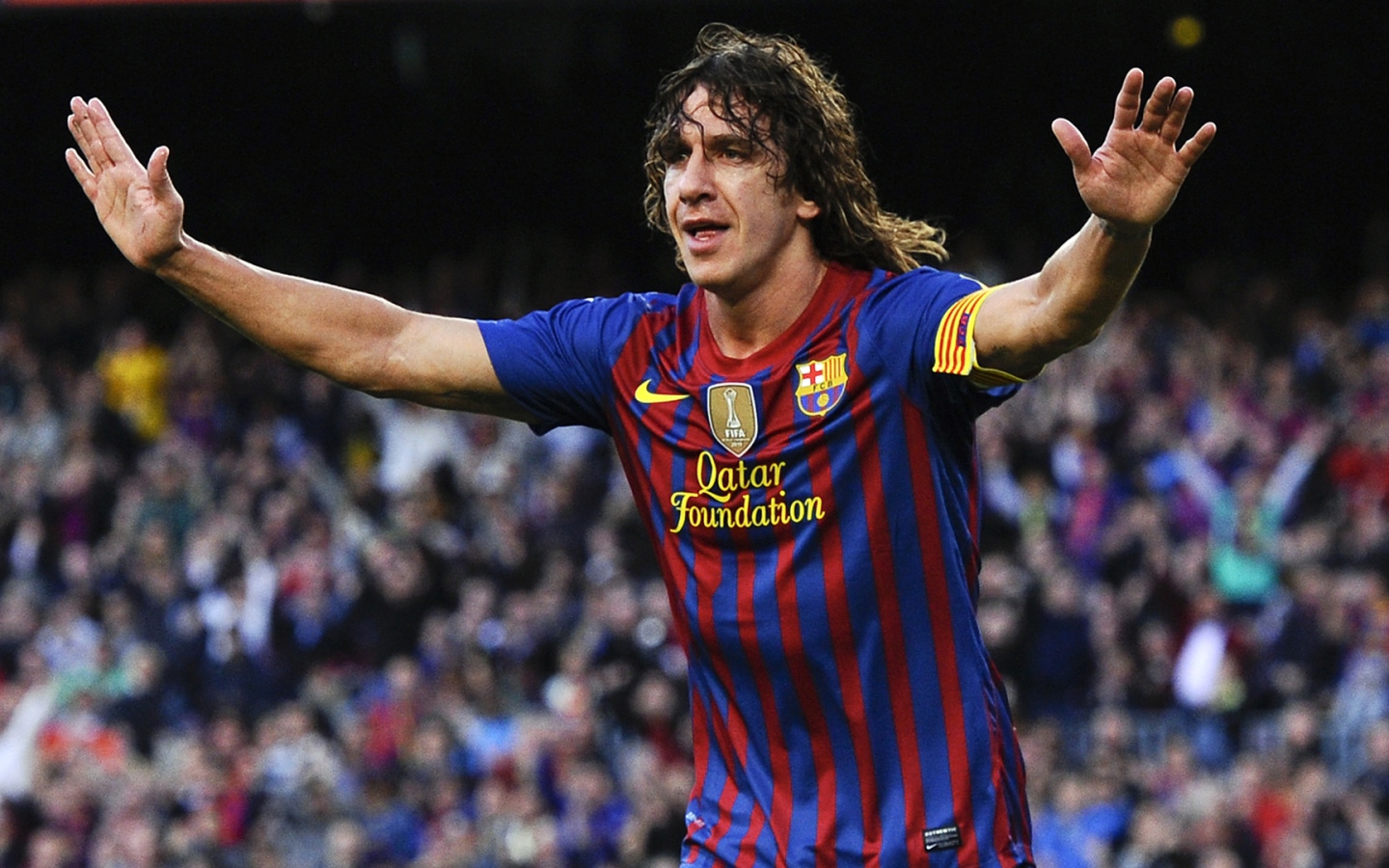 Игрок Барселоны Карлес Пуйоль