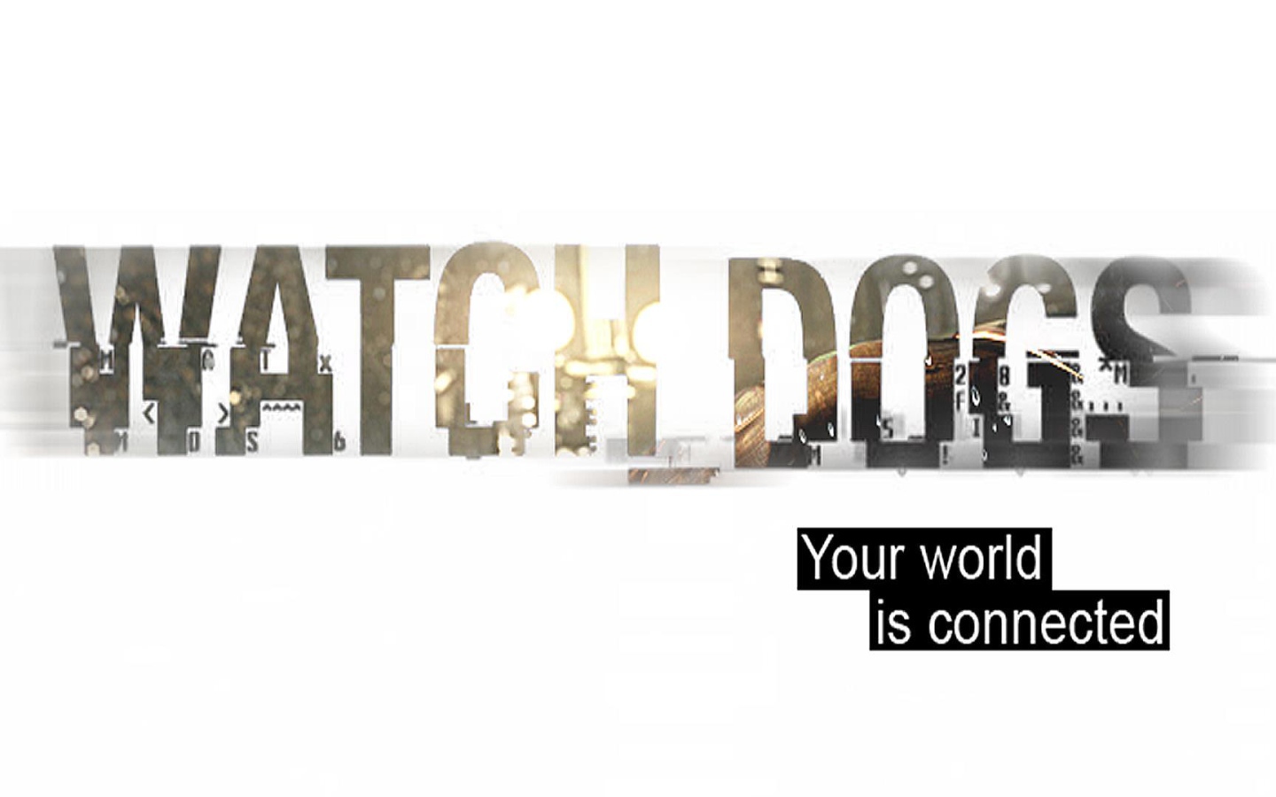 Watch Dogs: белый фон