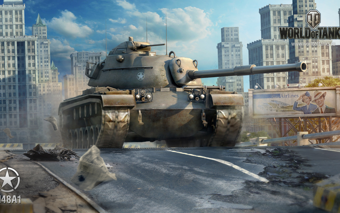 World of Tanks: американский танк M48A1