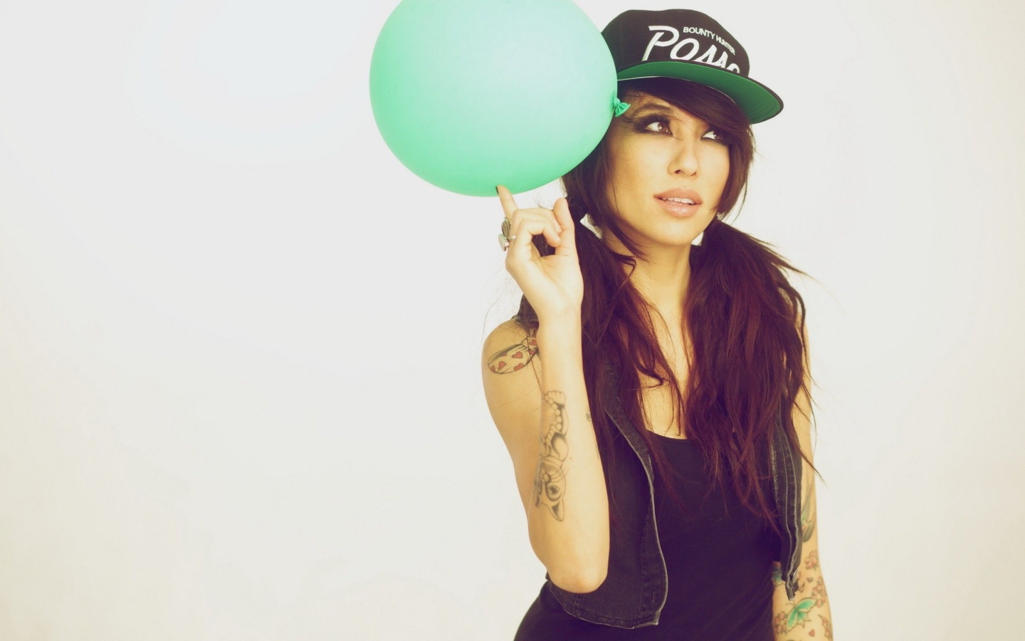 Девушка и воздушный шар, swag