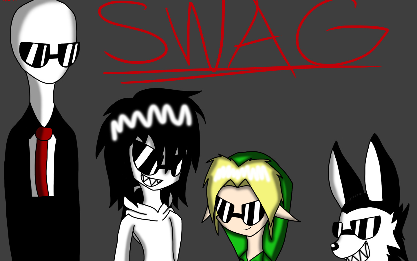 Рисунок с надписью swag