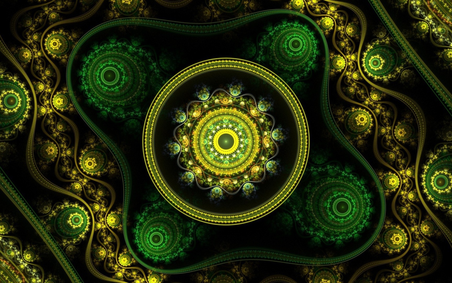 Зеленая абстракция