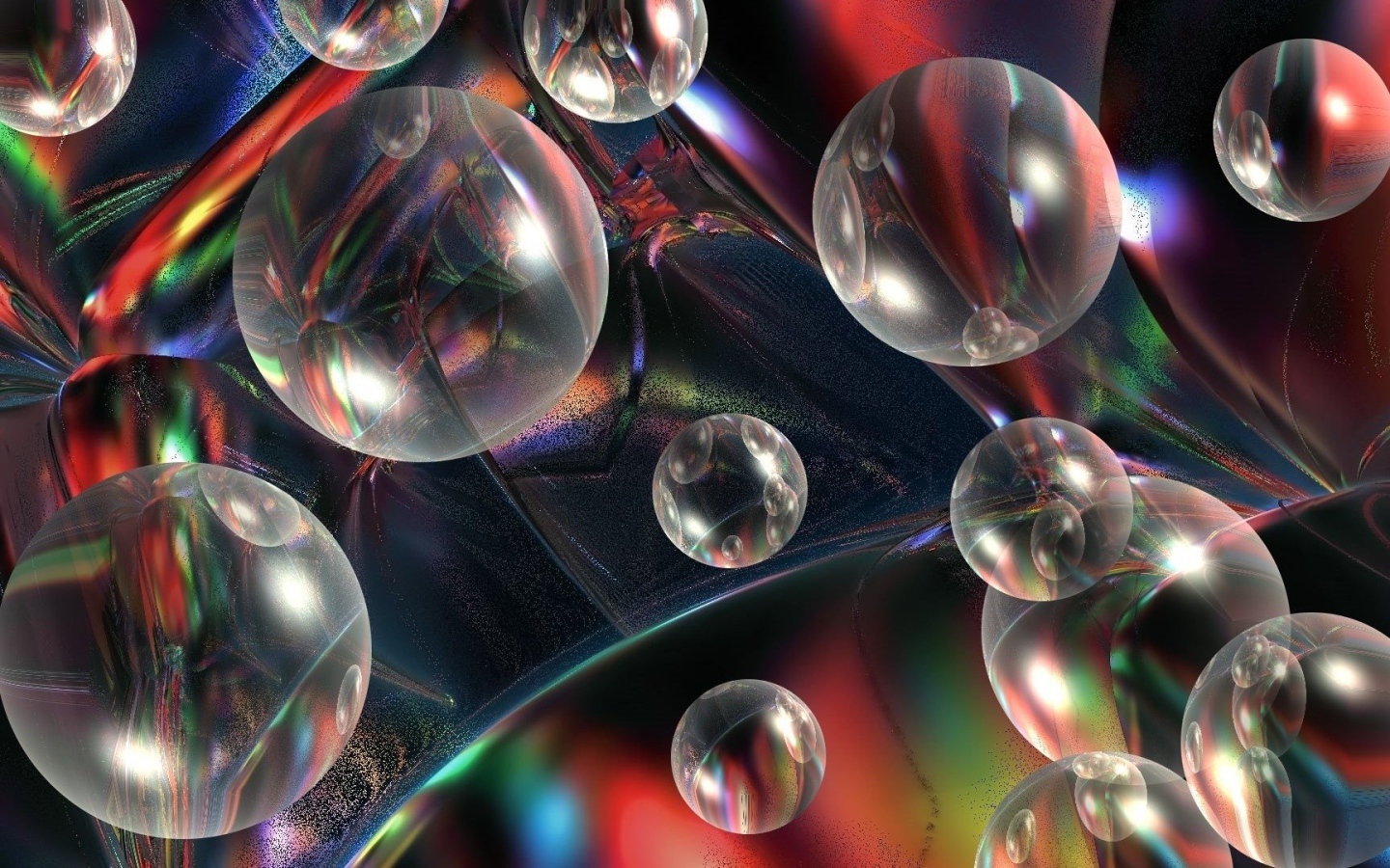 Объемный рисунок из стеклянных шариков