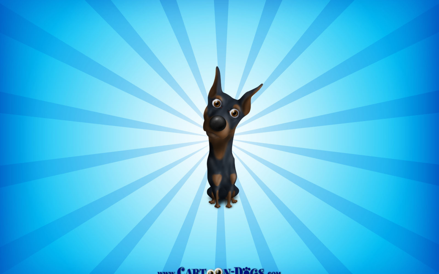 Доберман из мультфильма