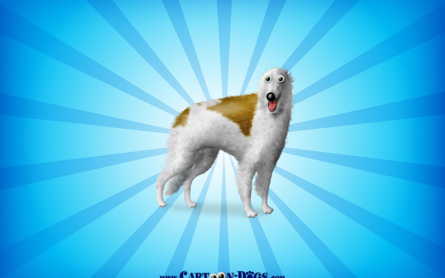 Борзая собака из мультфильма