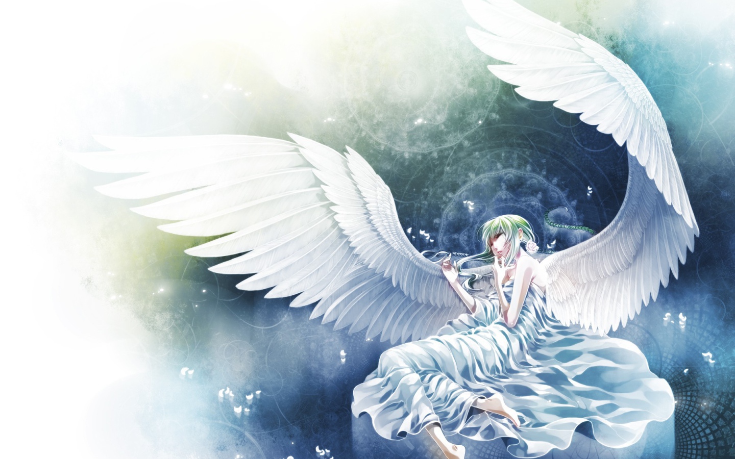 Ангел в белом платье