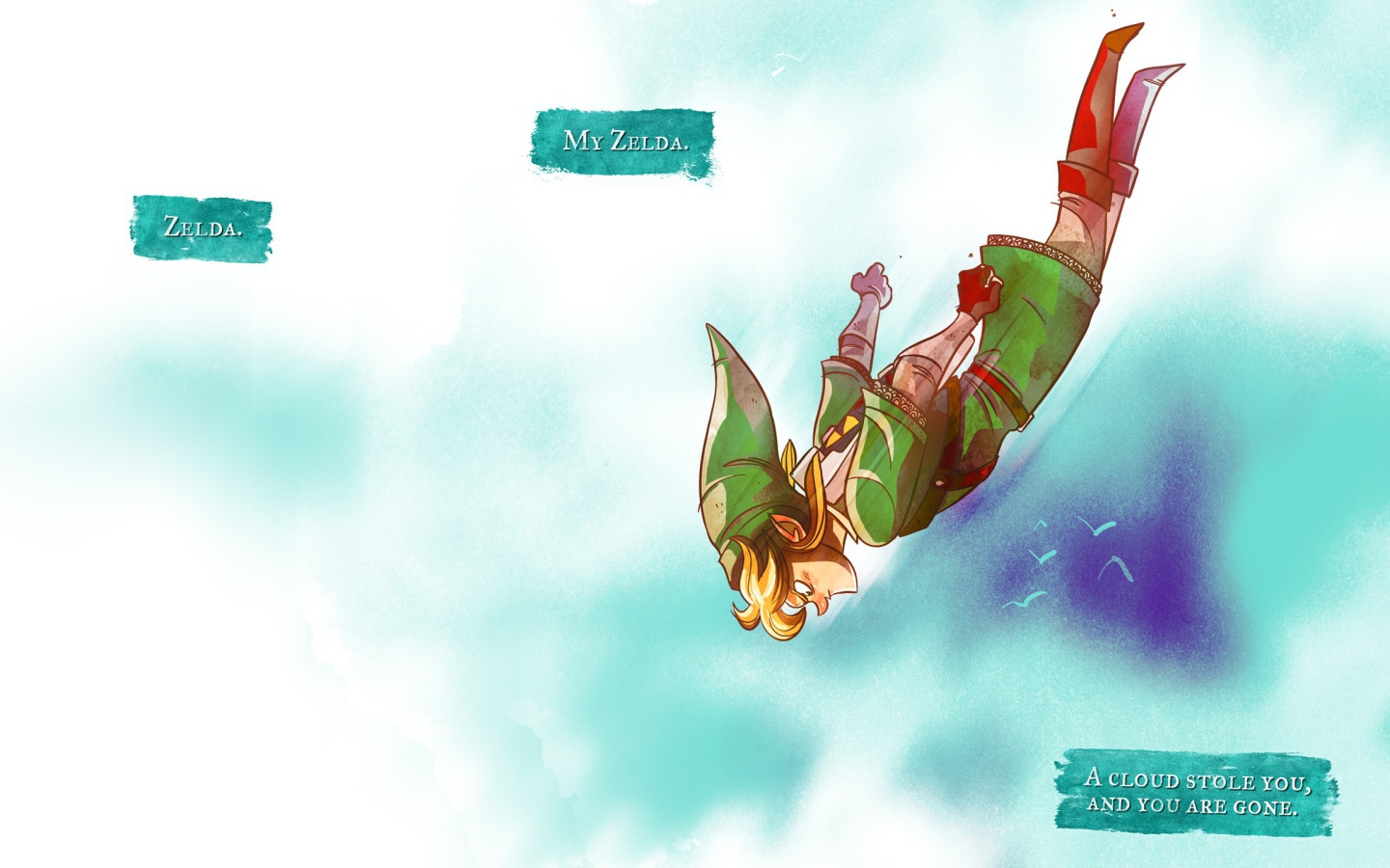 Девочка пикирует