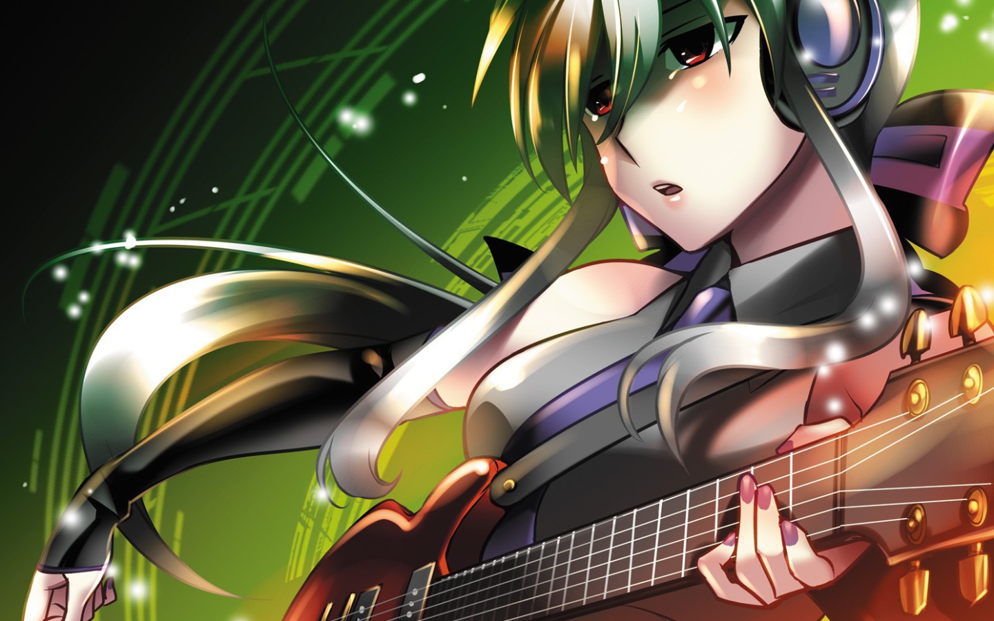 Девушка гитарист