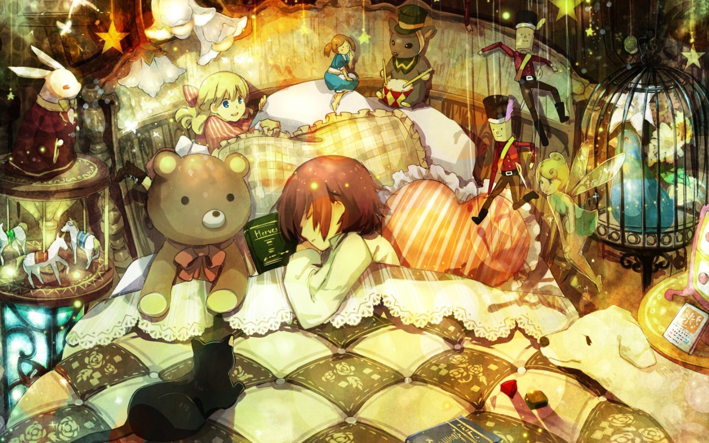 Девочка спит