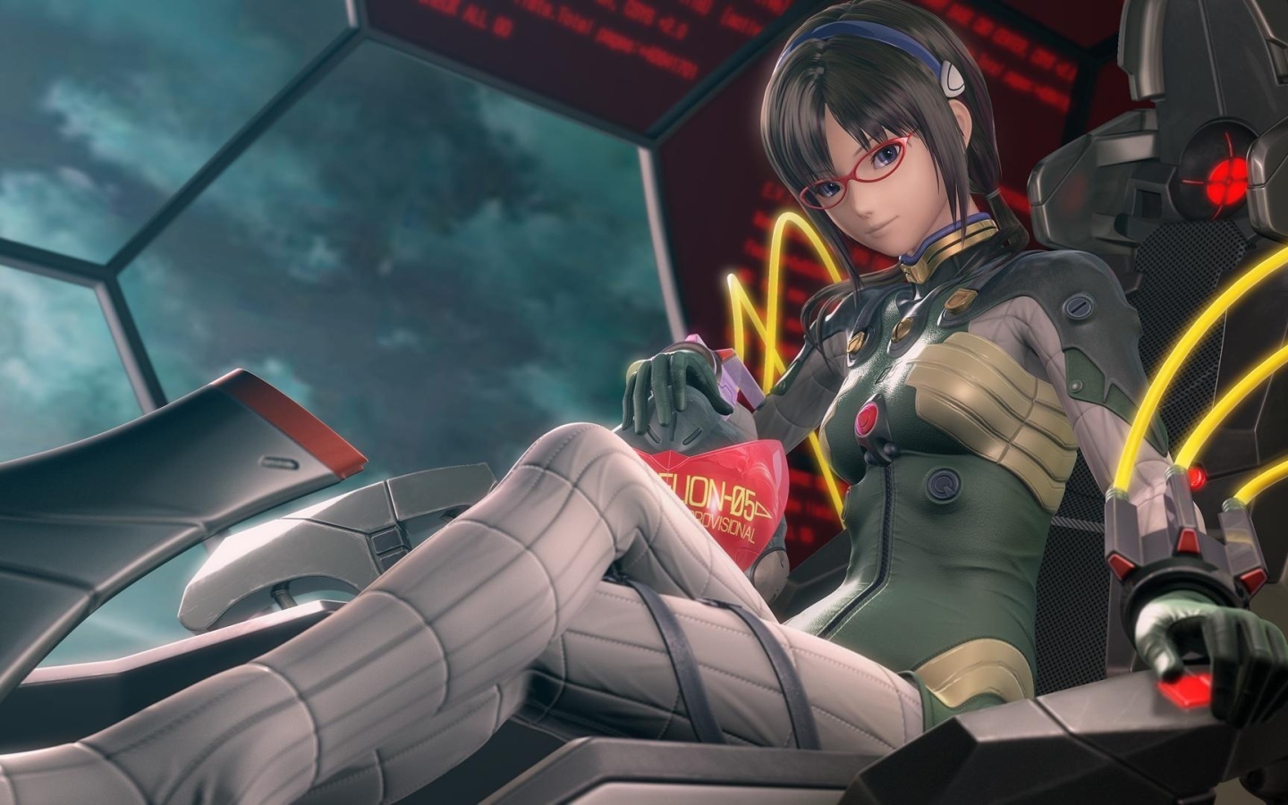 Аниме девуша Неон Генезис