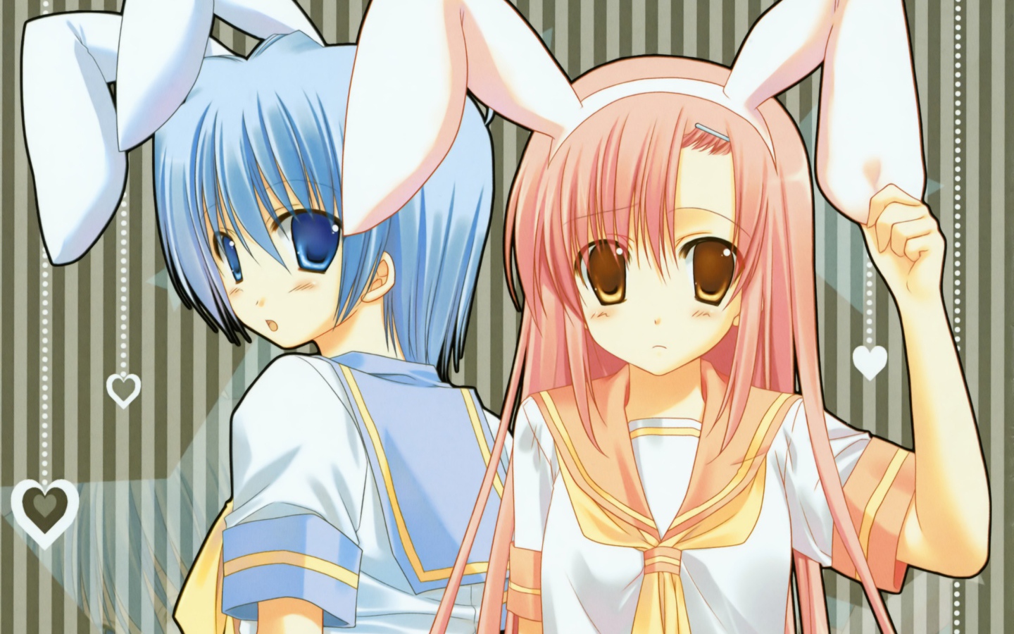 Девочки с заячьими ушами