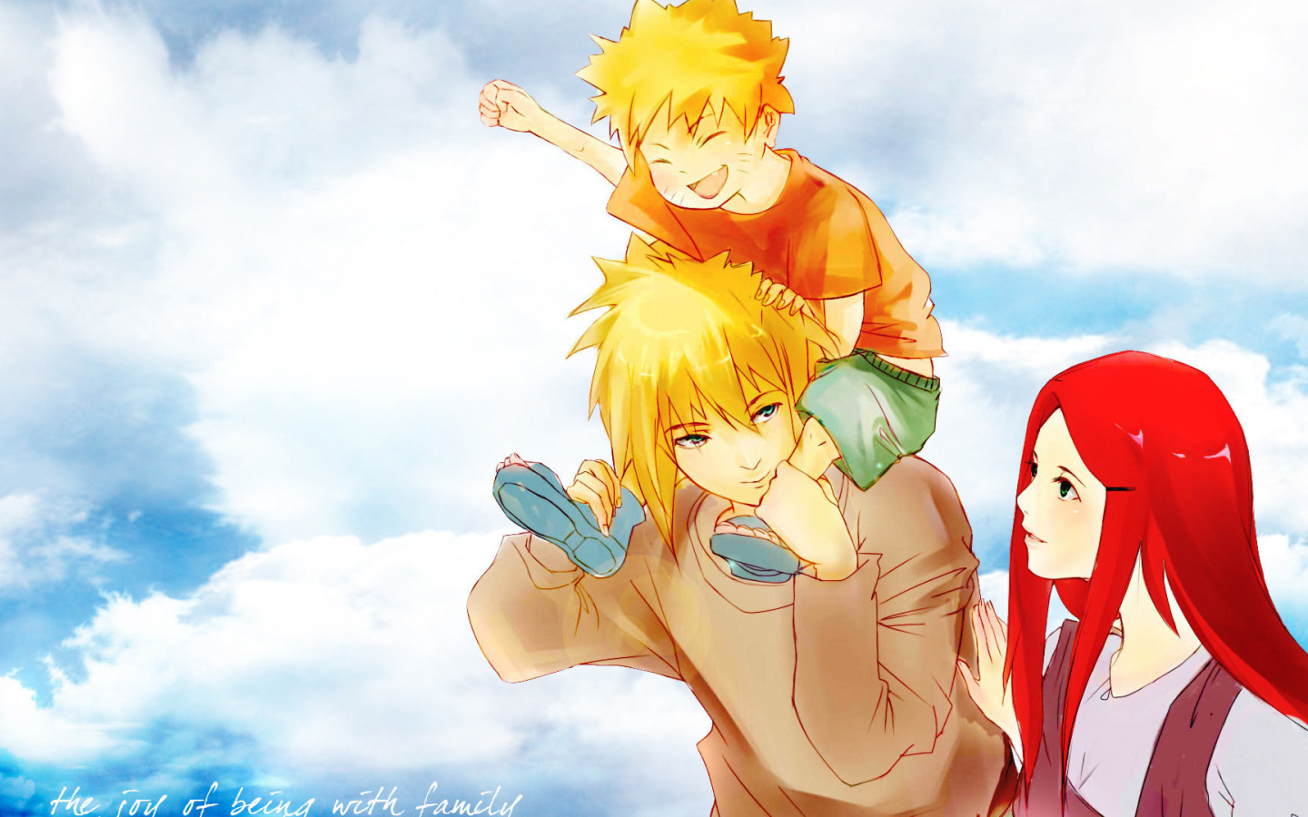 Ребенок на плечах отца