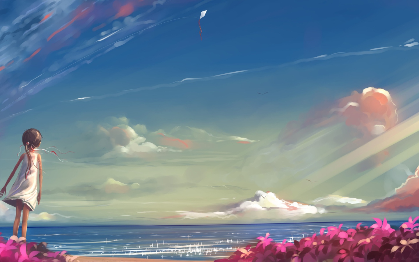 Девочка на берегу