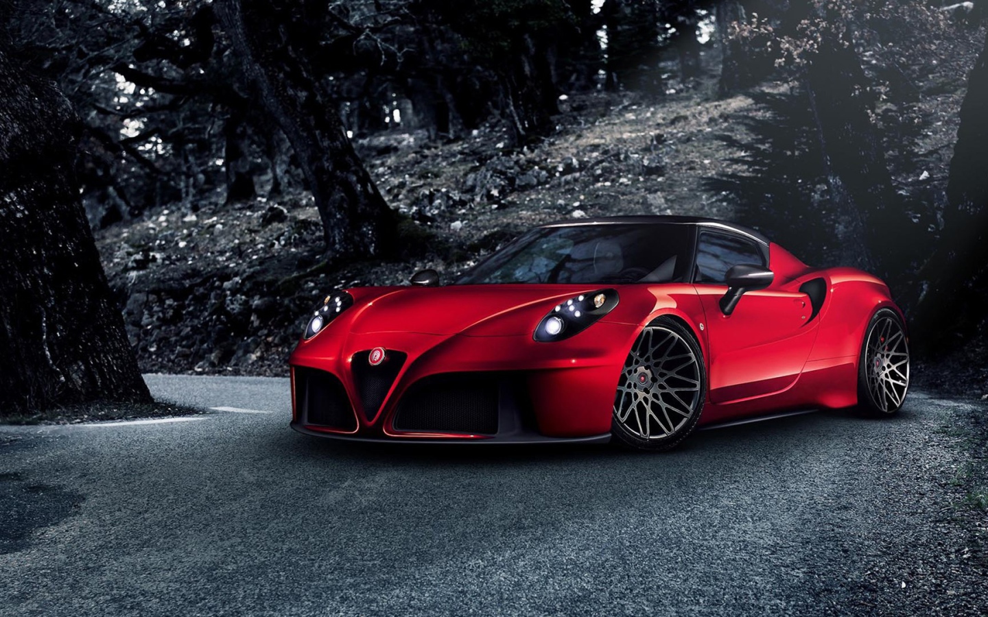 Гоночный Alfa Romeo 4C 2014 года