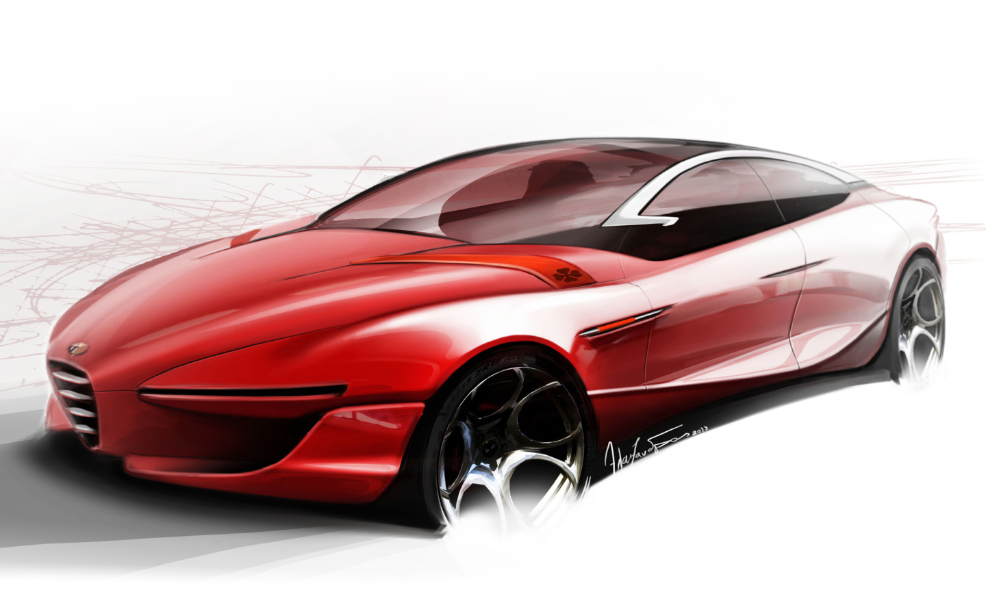 Новый автомобиль Alfa Romeo gloria