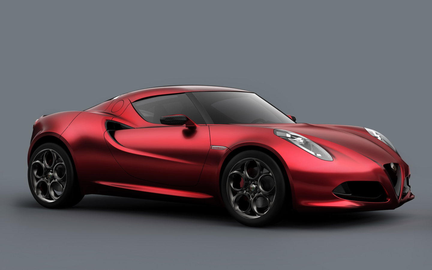 Красивый автомобиль Alfa Romeo 4c в Москве
