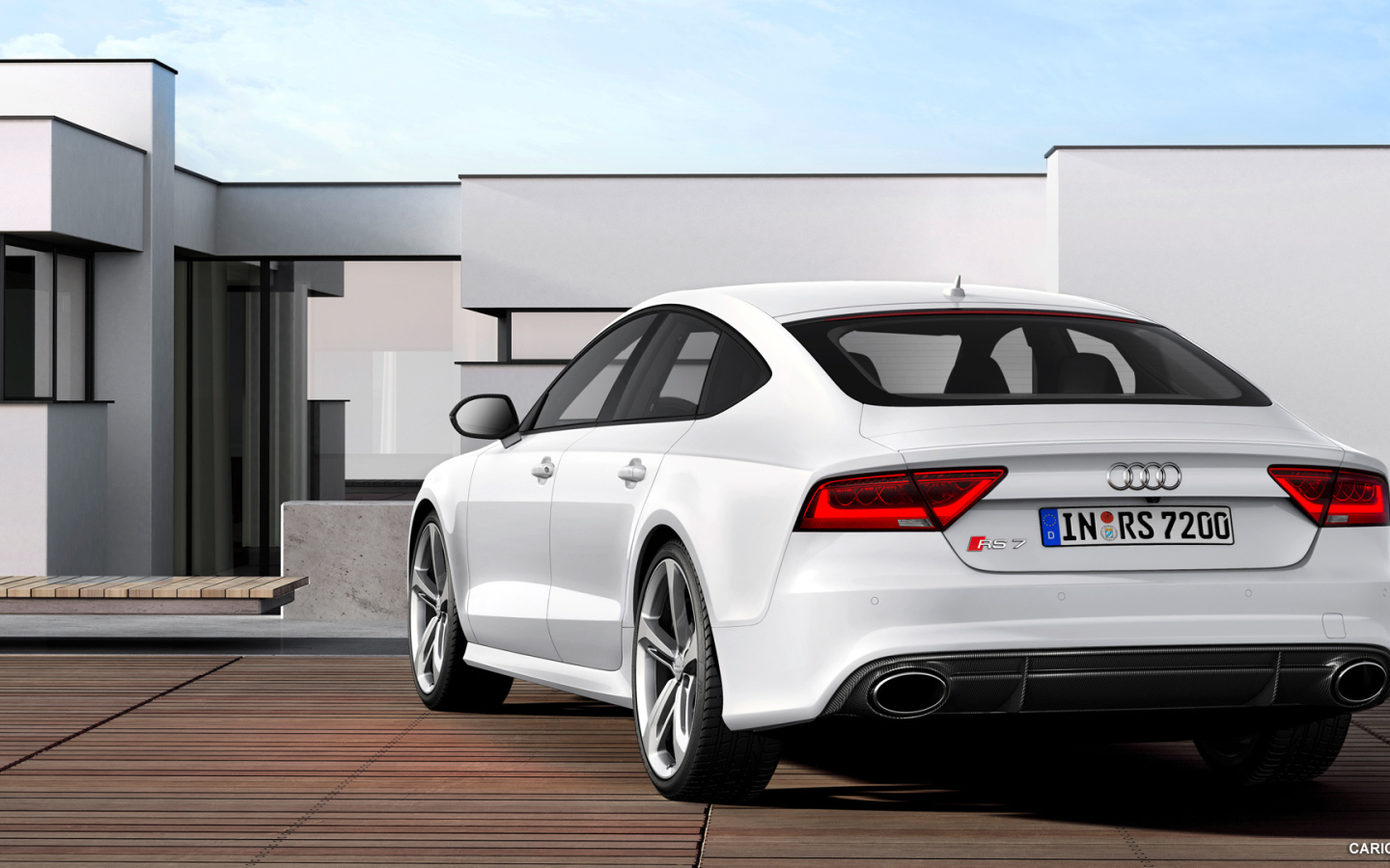 Красивый автомобиль Audi rs7 в Москве