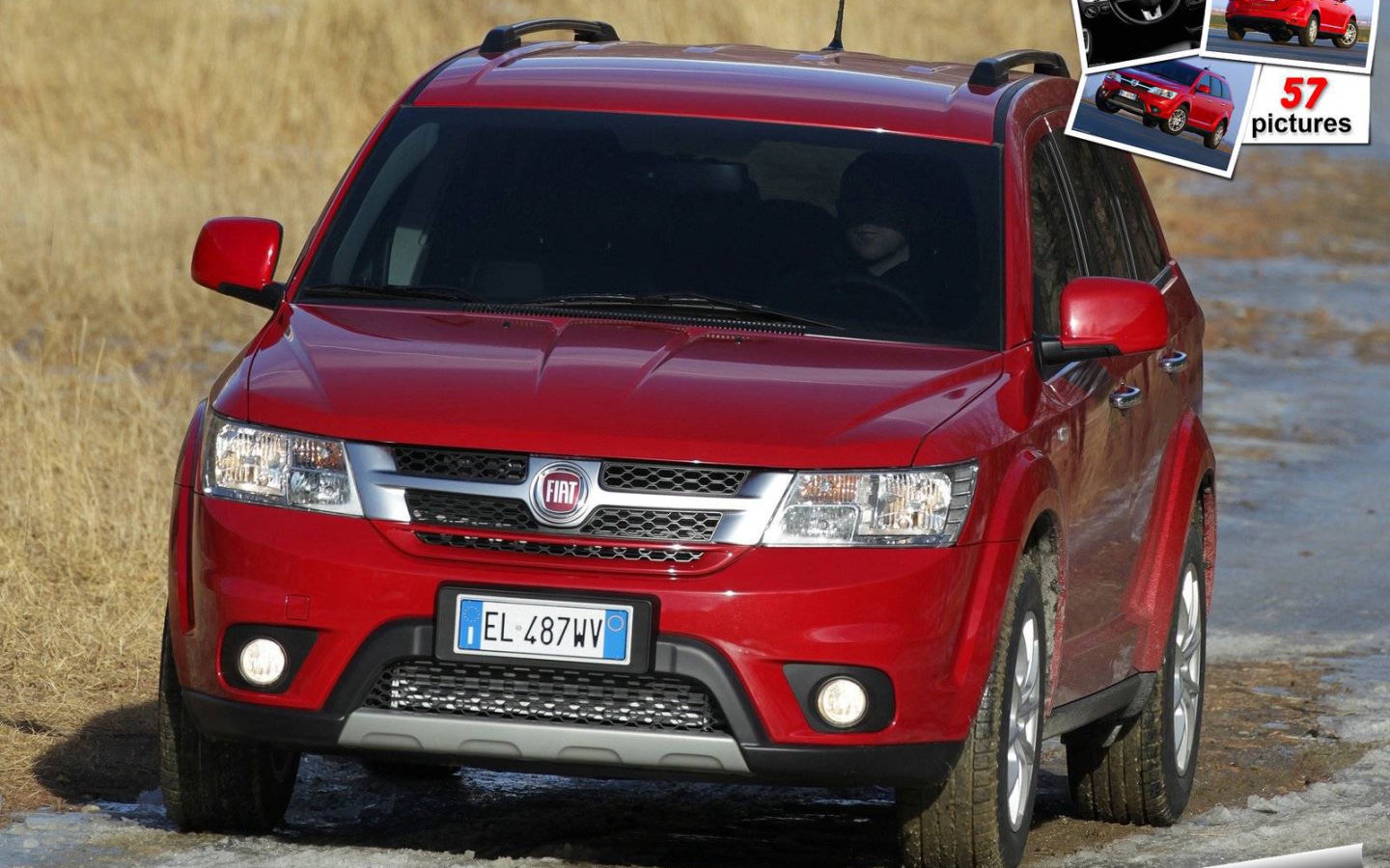 Красивый автомобиль Fiat Freemont в Москве