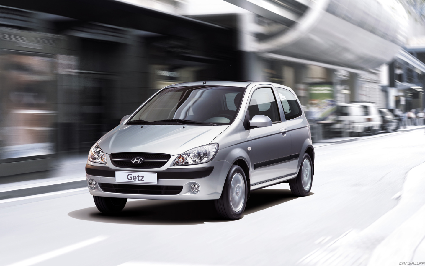 Красивый автомобиль Hyundai Getz в Москве