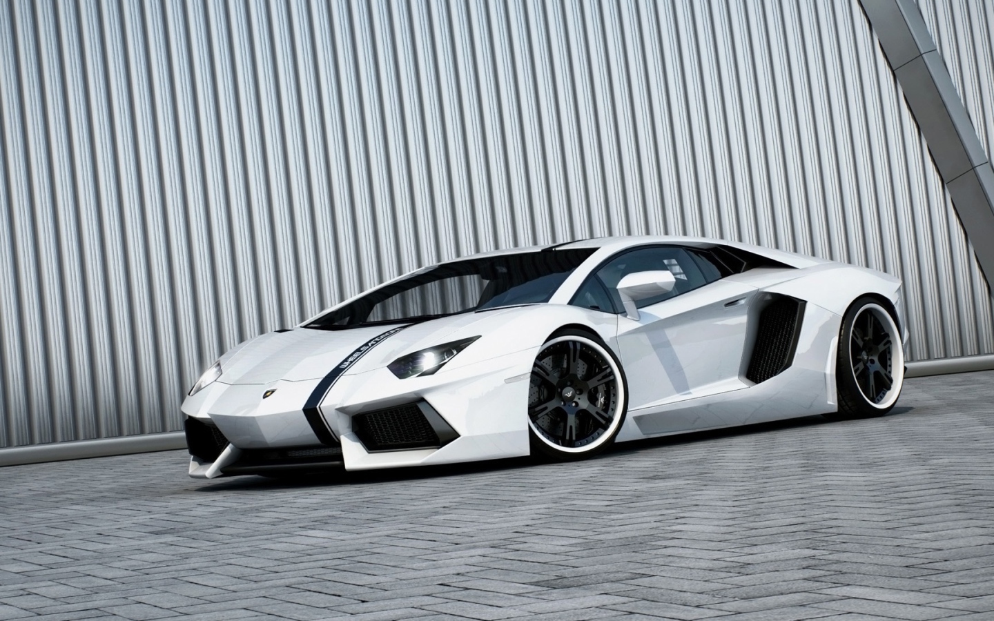 Красивый Lamborghini Aventador