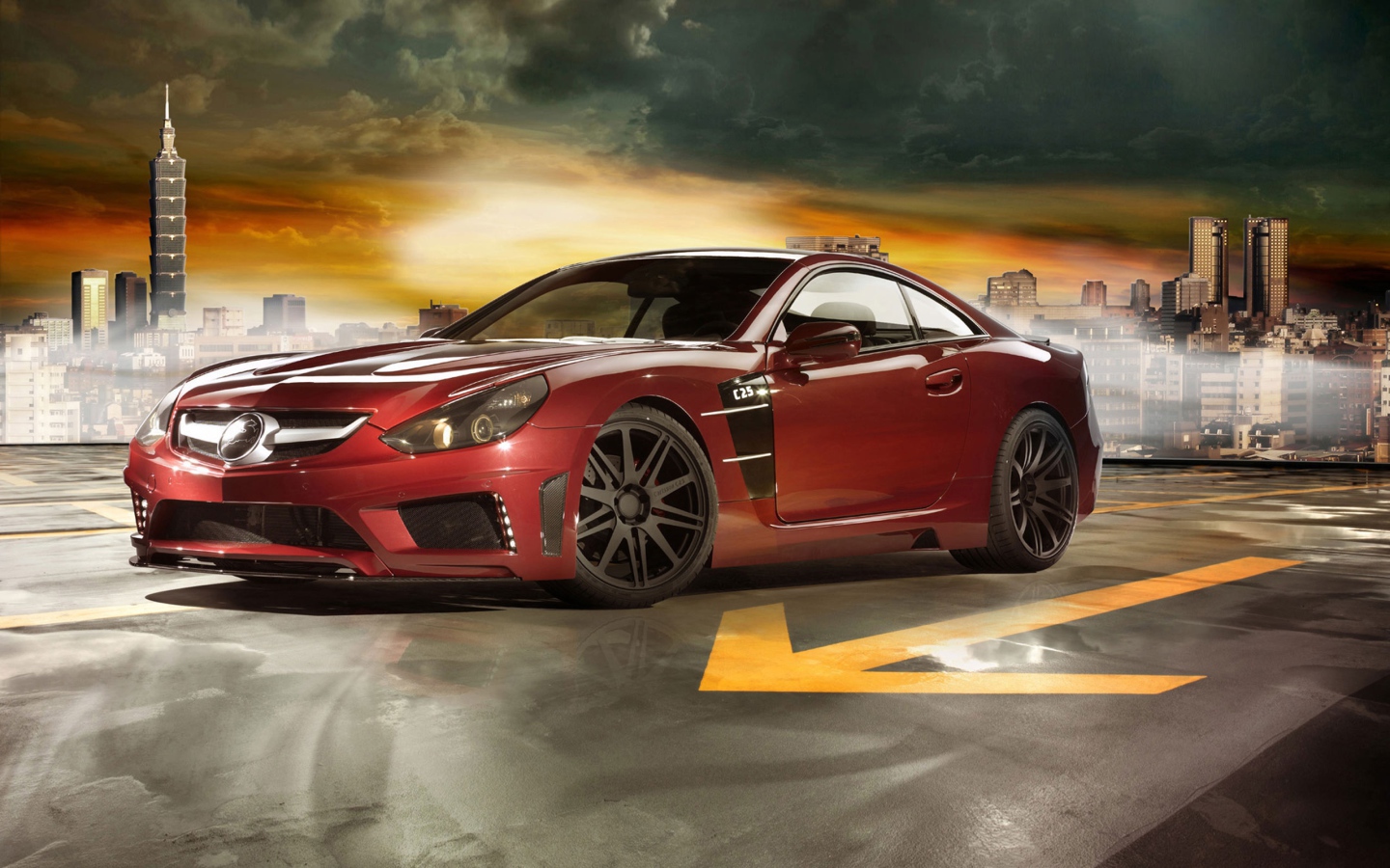 Супер кар Mercedes Benz Carlsson C25