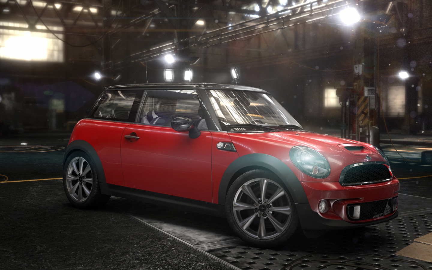 Красивый автомобиль Мини Купер S 2014