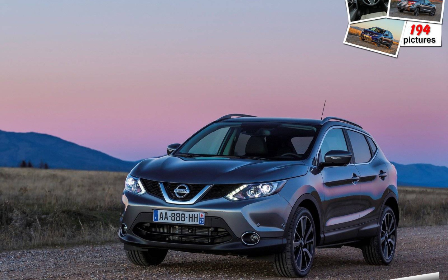 Красивый автомобиль Nissan Quashqai 2014 в Москве
