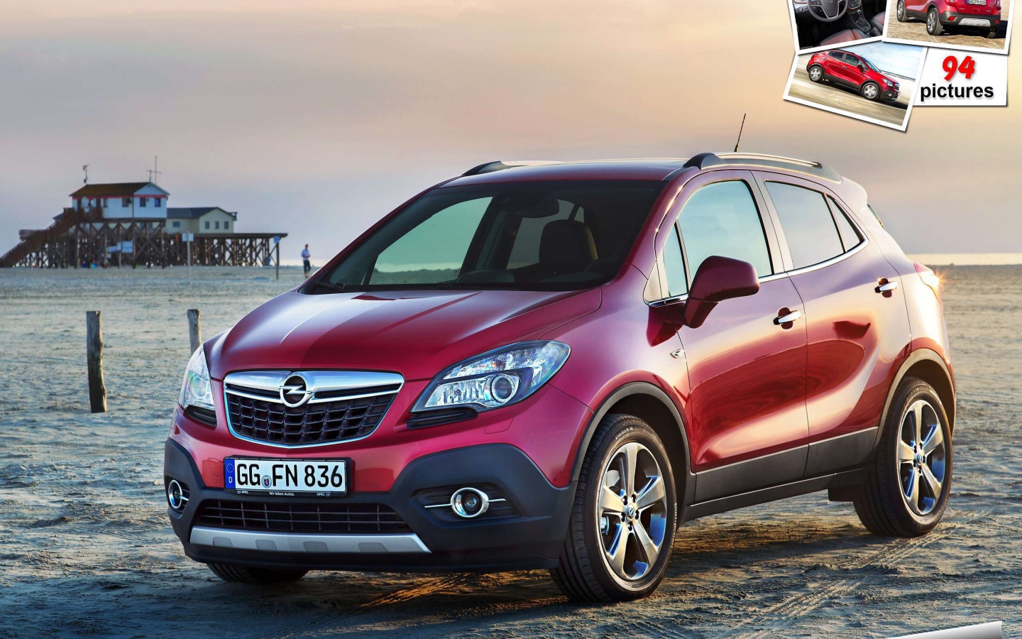 Красивый автомобиль Opel Mokka
