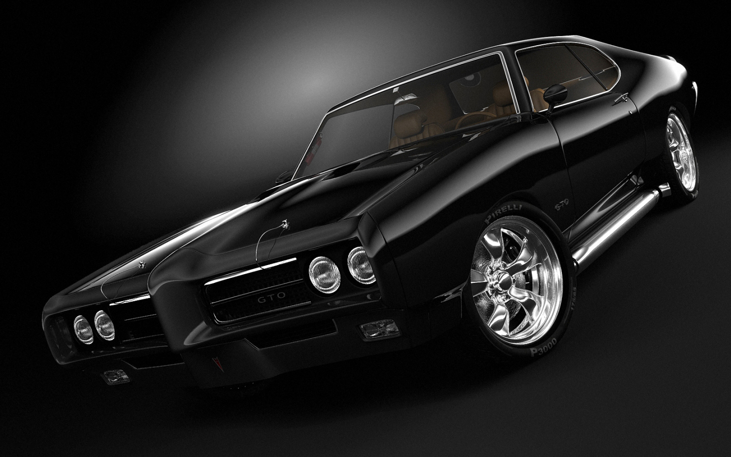 Красивый автомобиль Pontiac GTO в Москве
