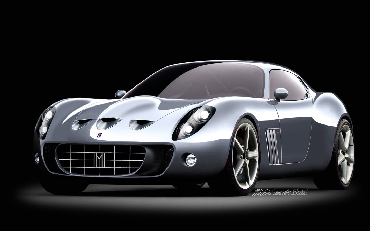 Красивый автомобиль Pontiac Solstice в Москве