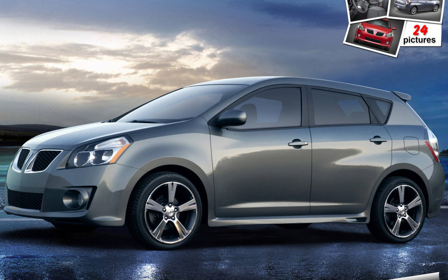 Красивый автомобиль Pontiac Vibe