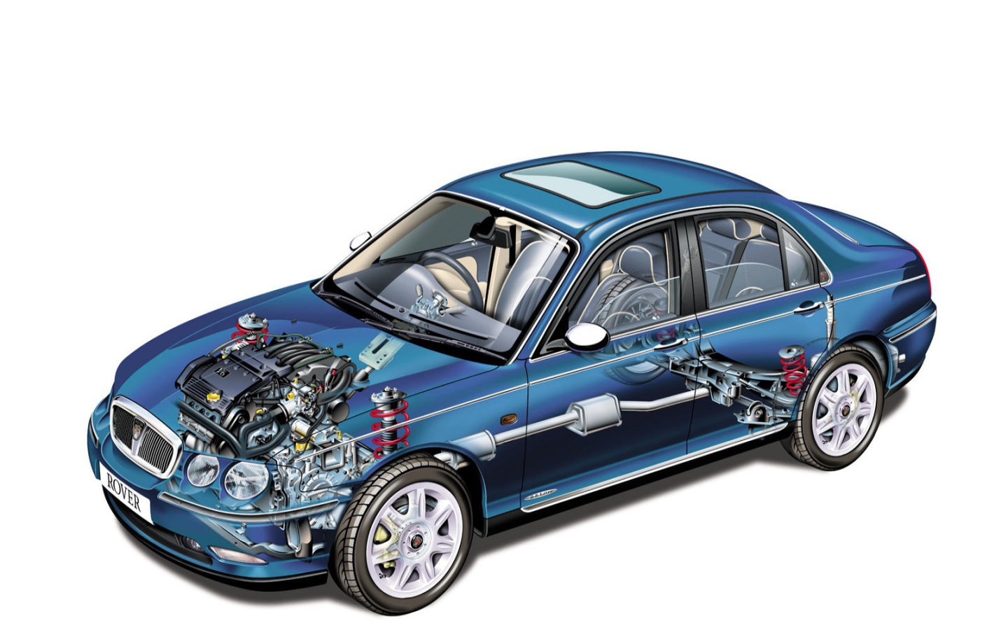 Надежный автомобиль Rover 75